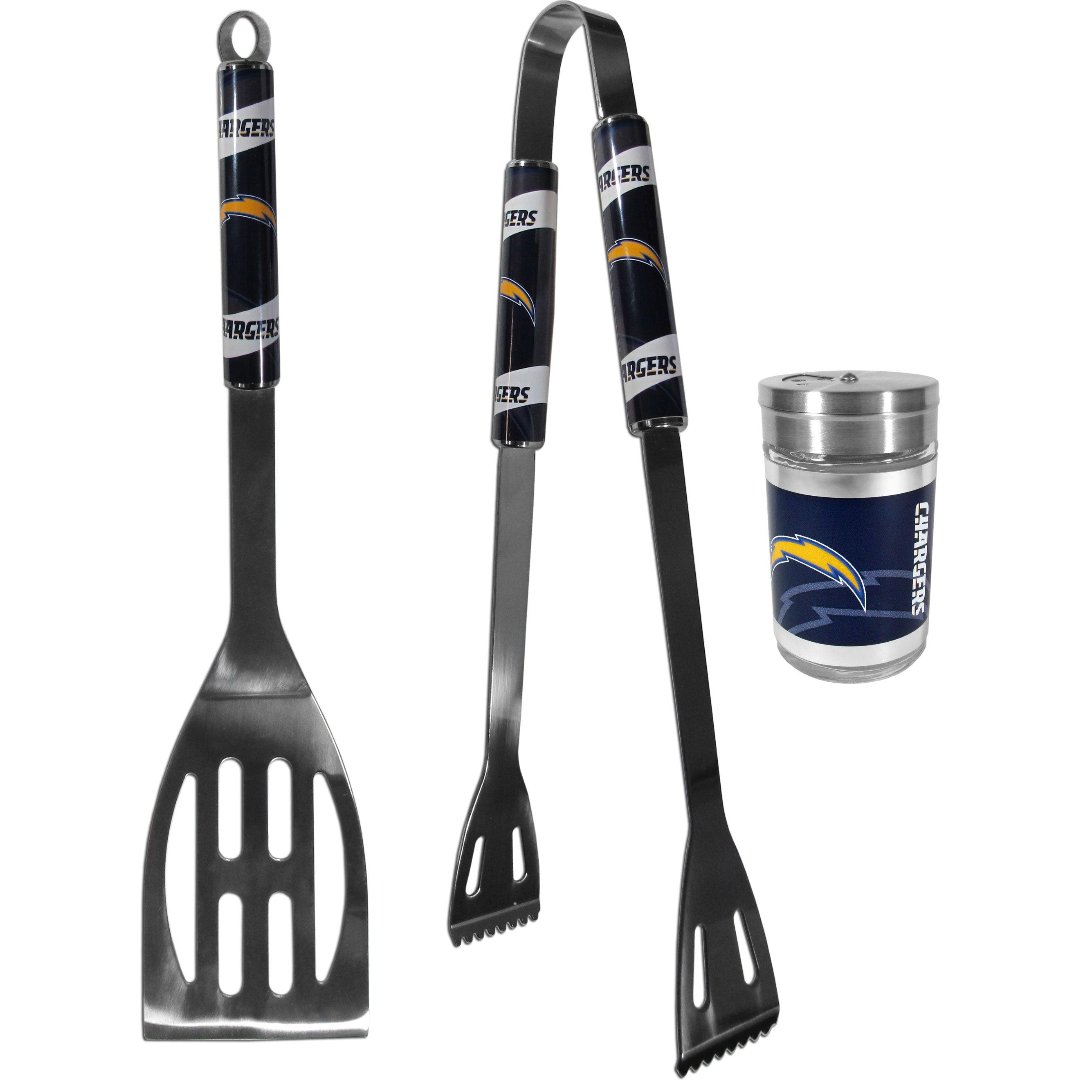 Los Angeles Chargers 2pc BBQ Set with Season Shaker - Flyclothing LLC