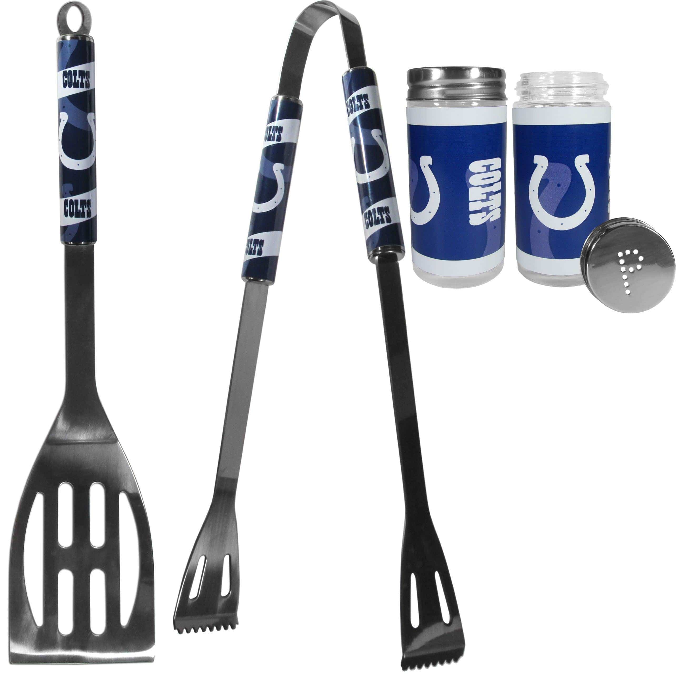 Indianapolis Colts 2pc BBQ Set with Tailgate Salt & Pepper Shakers - Siskiyou Buckle