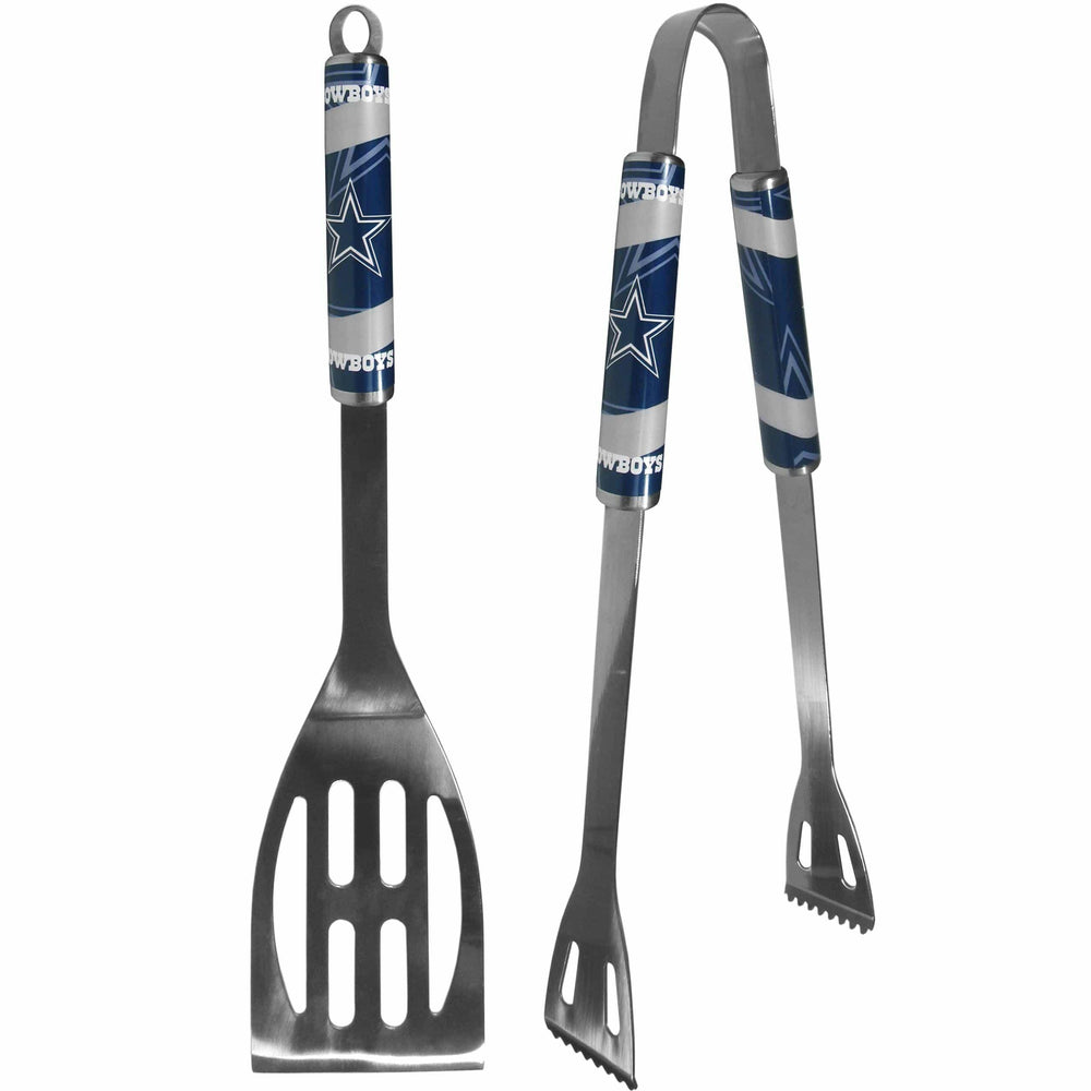 Dallas Cowboys 2 pc Steel BBQ Tool Set - Siskiyou Buckle