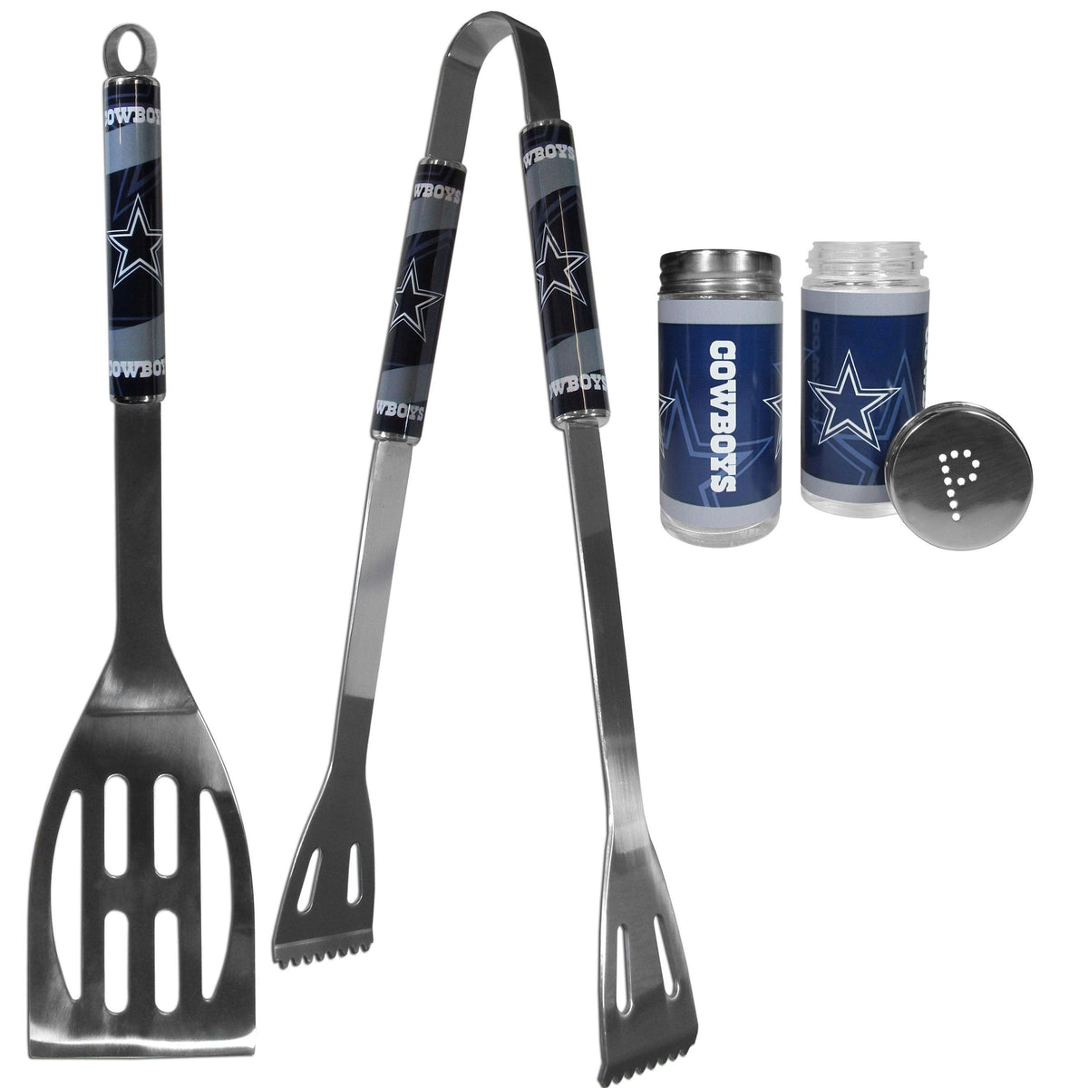 Dallas Cowboys 2pc BBQ Set with Tailgate Salt & Pepper Shakers - Flyclothing LLC