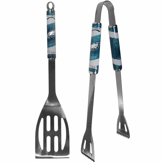 Philadelphia Eagles 2 pc Steel BBQ Tool Set - Flyclothing LLC