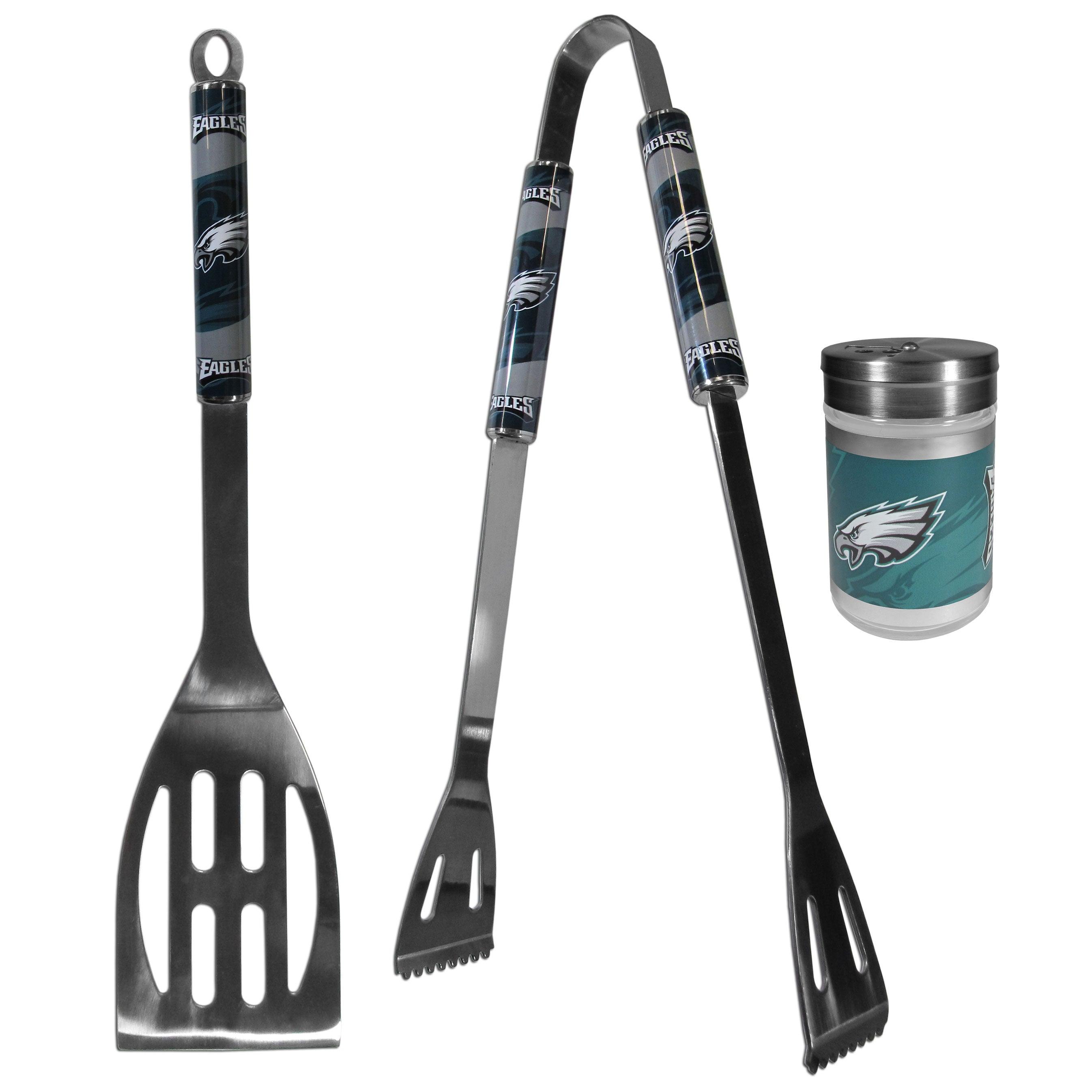 Philadelphia Eagles 2pc BBQ Set with Season Shaker - Flyclothing LLC