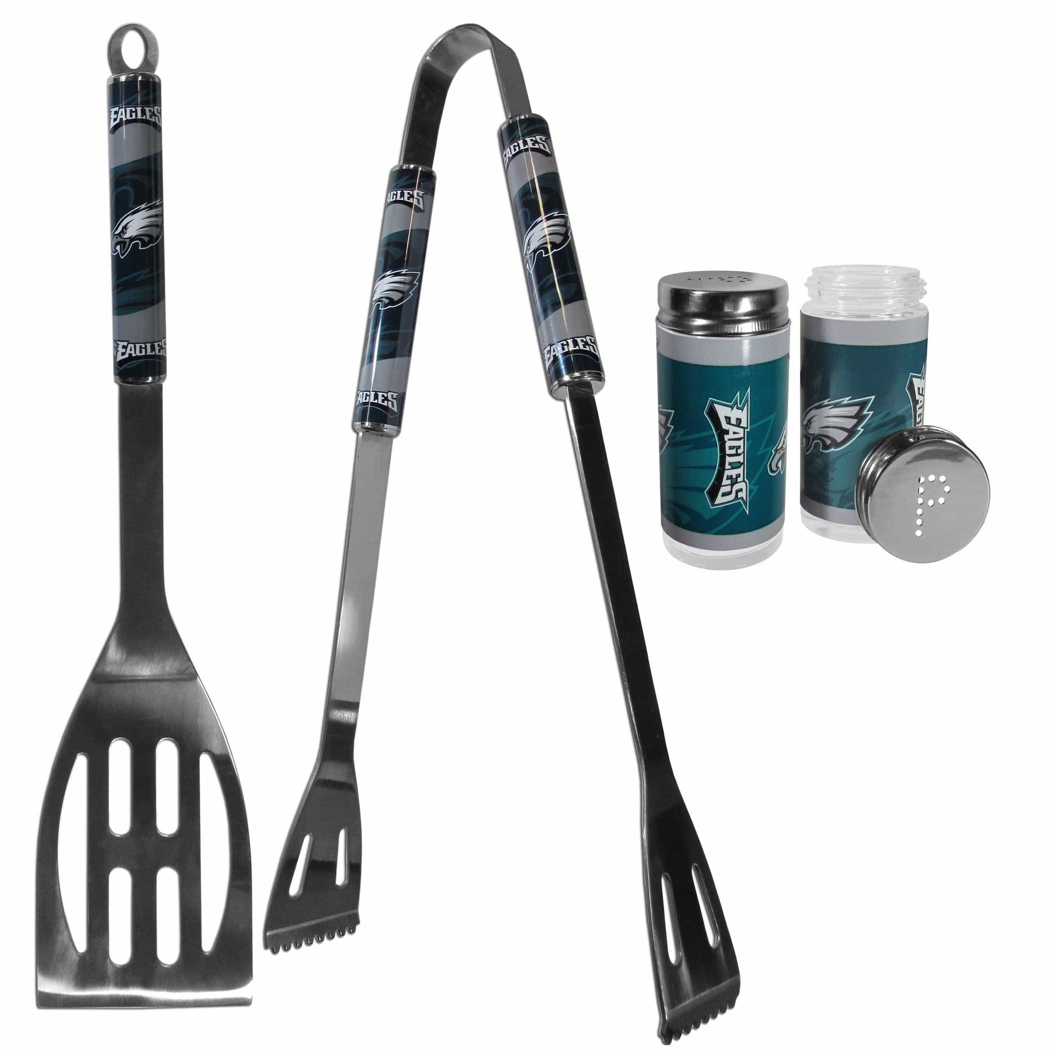 Philadelphia Eagles 2pc BBQ Set with Tailgate Salt & Pepper Shakers - Siskiyou Buckle - Flyclothing LLC