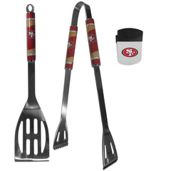 San Francisco 49ers 2 pc BBQ Set and Chip Clip - Flyclothing LLC
