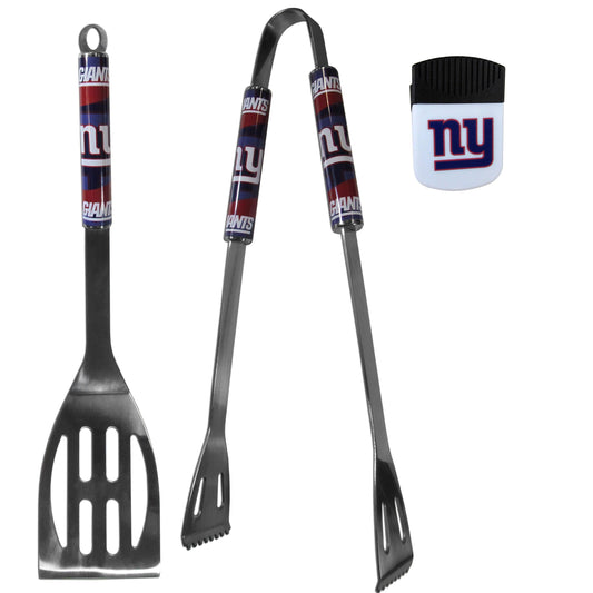 New York Giants 2 pc BBQ Set and Chip Clip - Flyclothing LLC