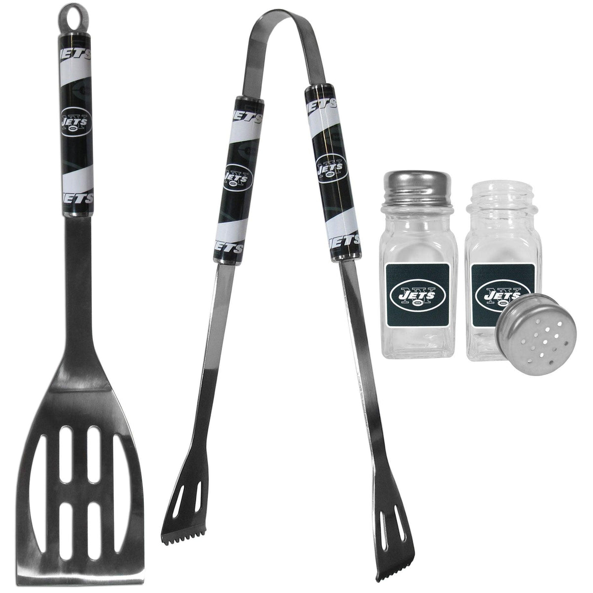 New York Jets 2pc BBQ Set with Salt & Pepper Shakers - Flyclothing LLC