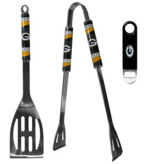 Green Bay Packers 2 pc BBQ Set and Bottle Opener - Flyclothing LLC