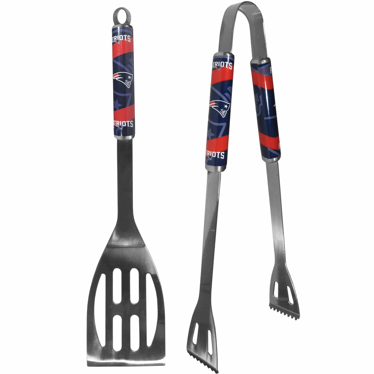New England Patriots 2 pc Steel BBQ Tool Set - Siskiyou Buckle - Flyclothing LLC