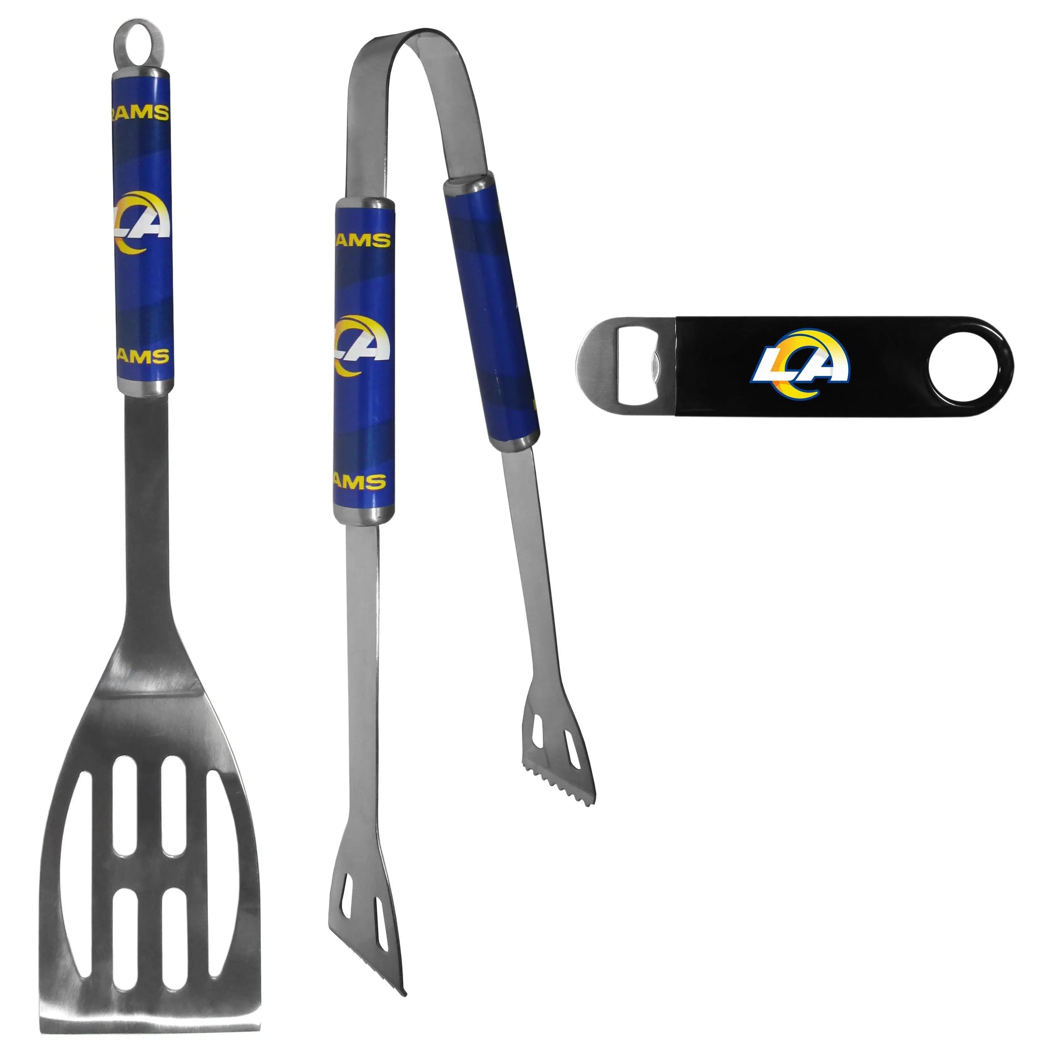 Los Angeles Rams 2 pc BBQ Set and Bottle Opener - Siskiyou Buckle - Flyclothing LLC