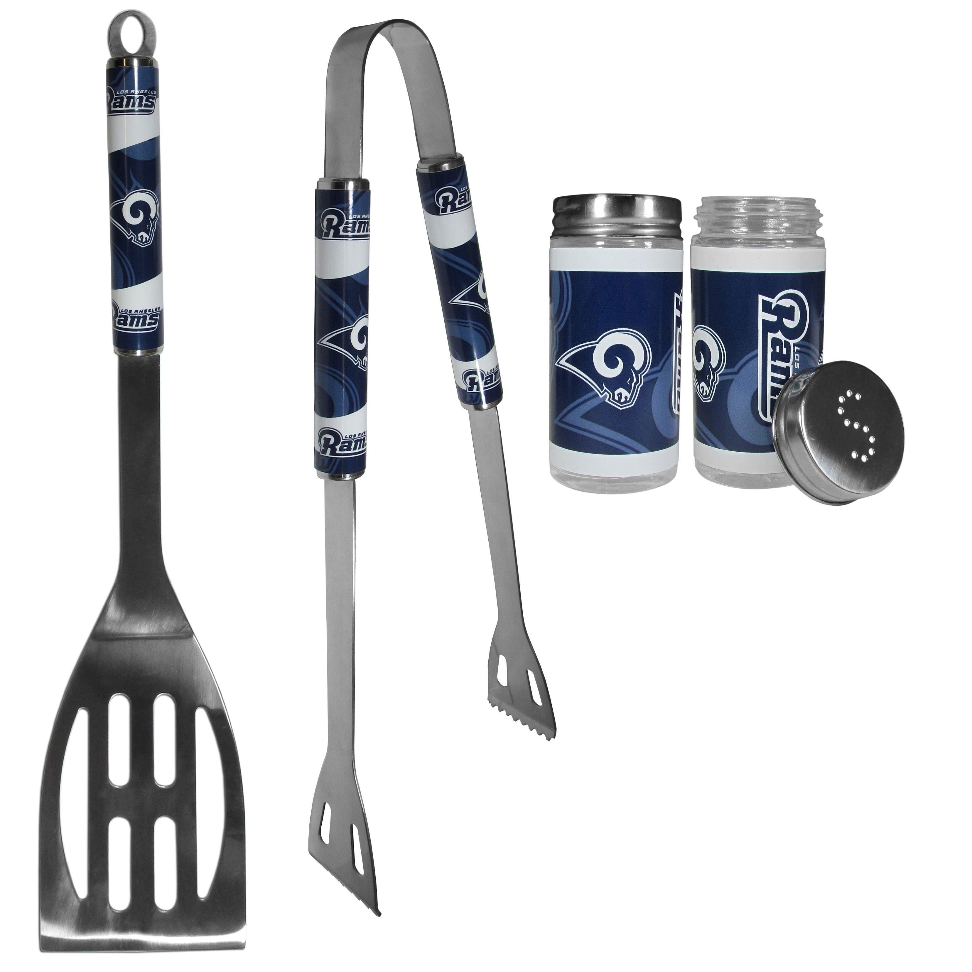 Los Angeles Rams 2pc BBQ Set with Tailgate Salt & Pepper Shakers - Flyclothing LLC