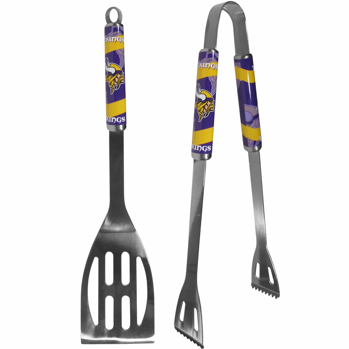 Minnesota Vikings 2 pc Steel BBQ Tool Set - Siskiyou Buckle - Flyclothing LLC