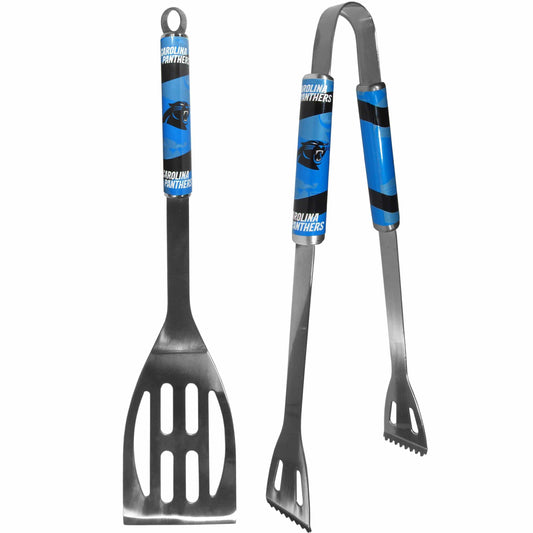Carolina Panthers 2 pc Steel BBQ Tool Set - Siskiyou Buckle
