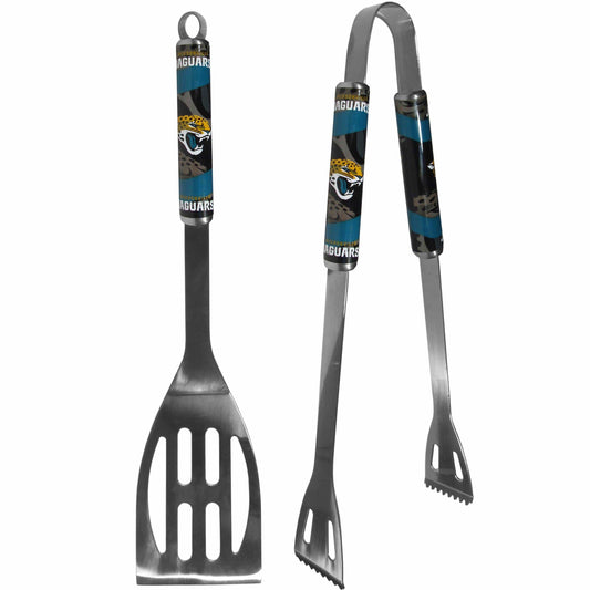 Jacksonville Jaguars 2 pc Steel BBQ Tool Set - Siskiyou Buckle