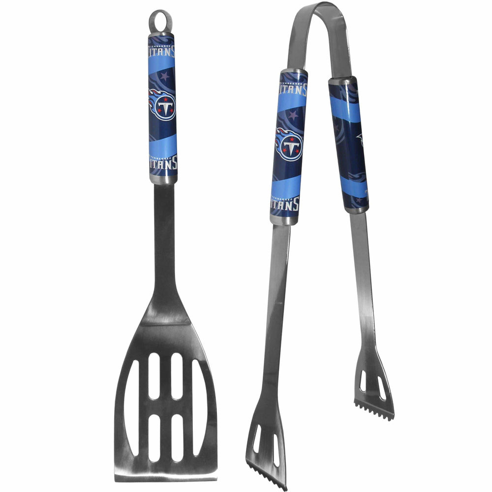 Tennessee Titans 2 pc Steel BBQ Tool Set - Siskiyou Buckle