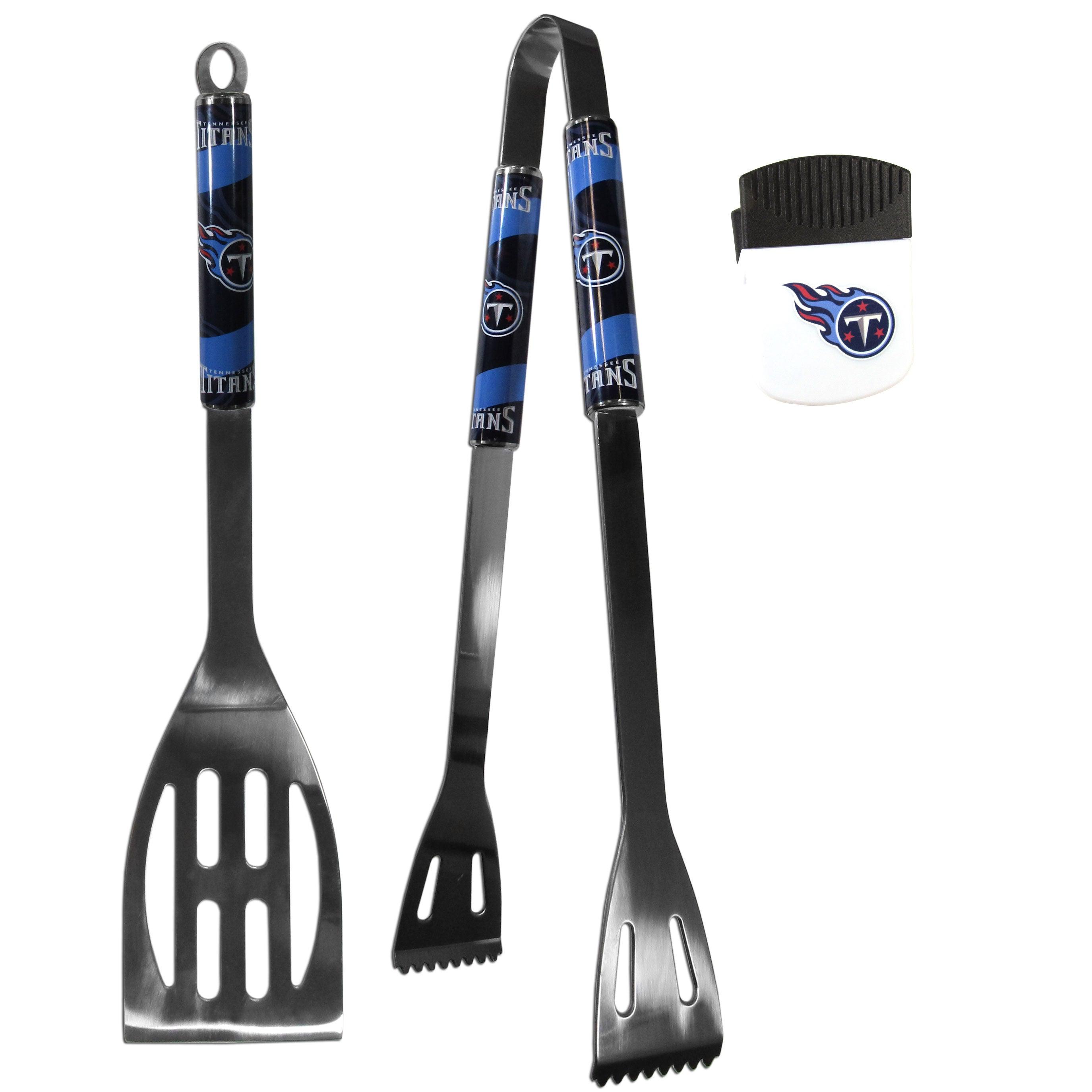Tennessee Titans 2 pc BBQ Set and Chip Clip - Flyclothing LLC