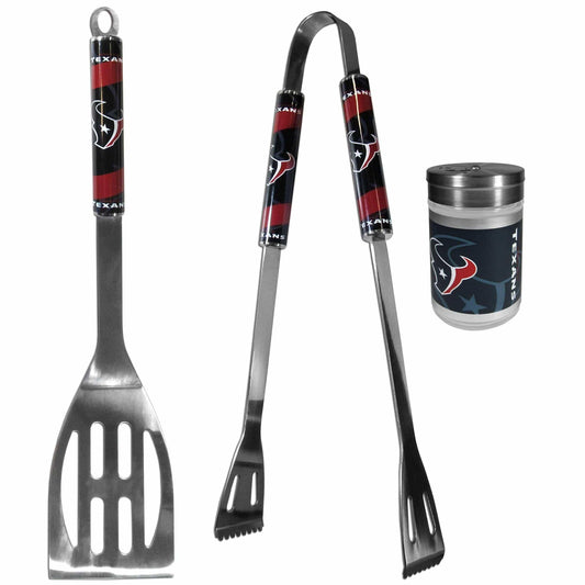 Houston Texans 2pc BBQ Set with Season Shaker - Siskiyou Buckle