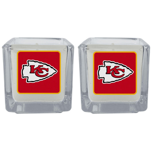 Kansas City Chiefs Graphics Candle Set - Kansas City Chiefs