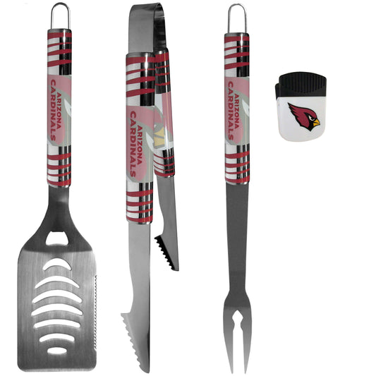 Arizona Cardinals 3 pc BBQ Set and Chip Clip - Siskiyou Buckle