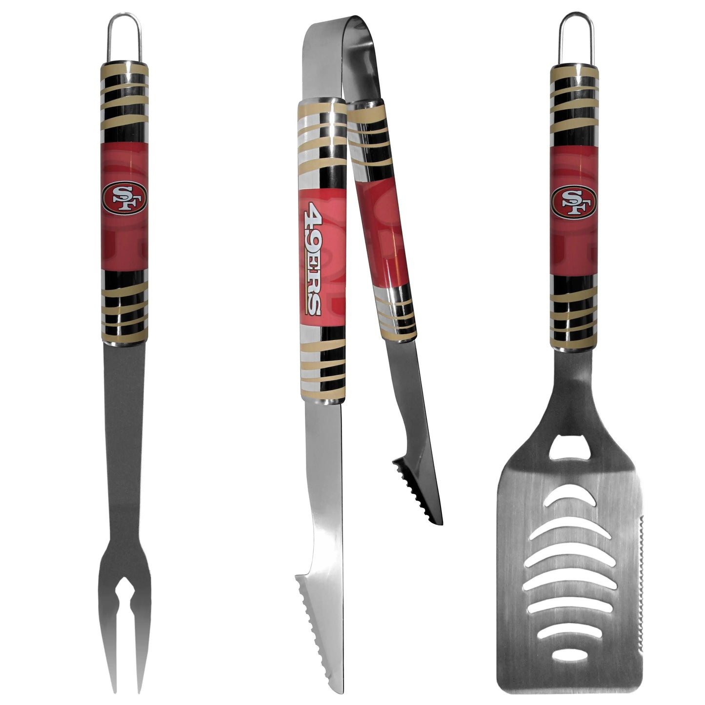 San Francisco 49ers 3 pc Tailgater BBQ Set - Siskiyou Buckle - Flyclothing LLC
