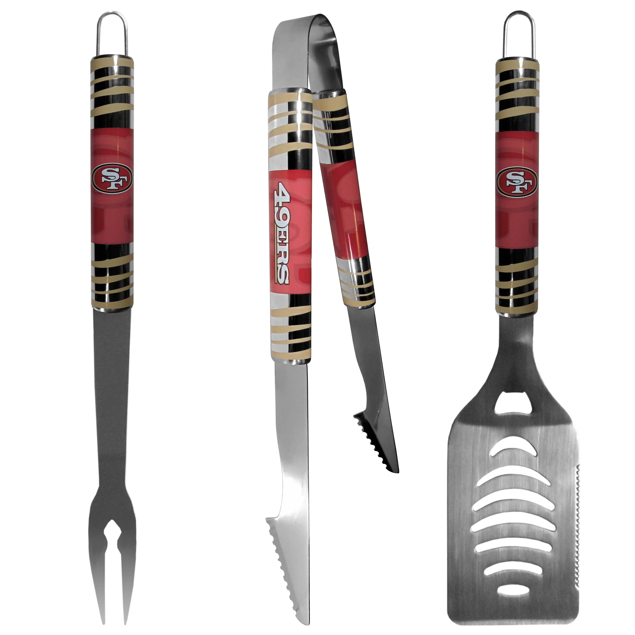 San Francisco 49ers 3 pc Tailgater BBQ Set - Siskiyou Buckle - Flyclothing LLC