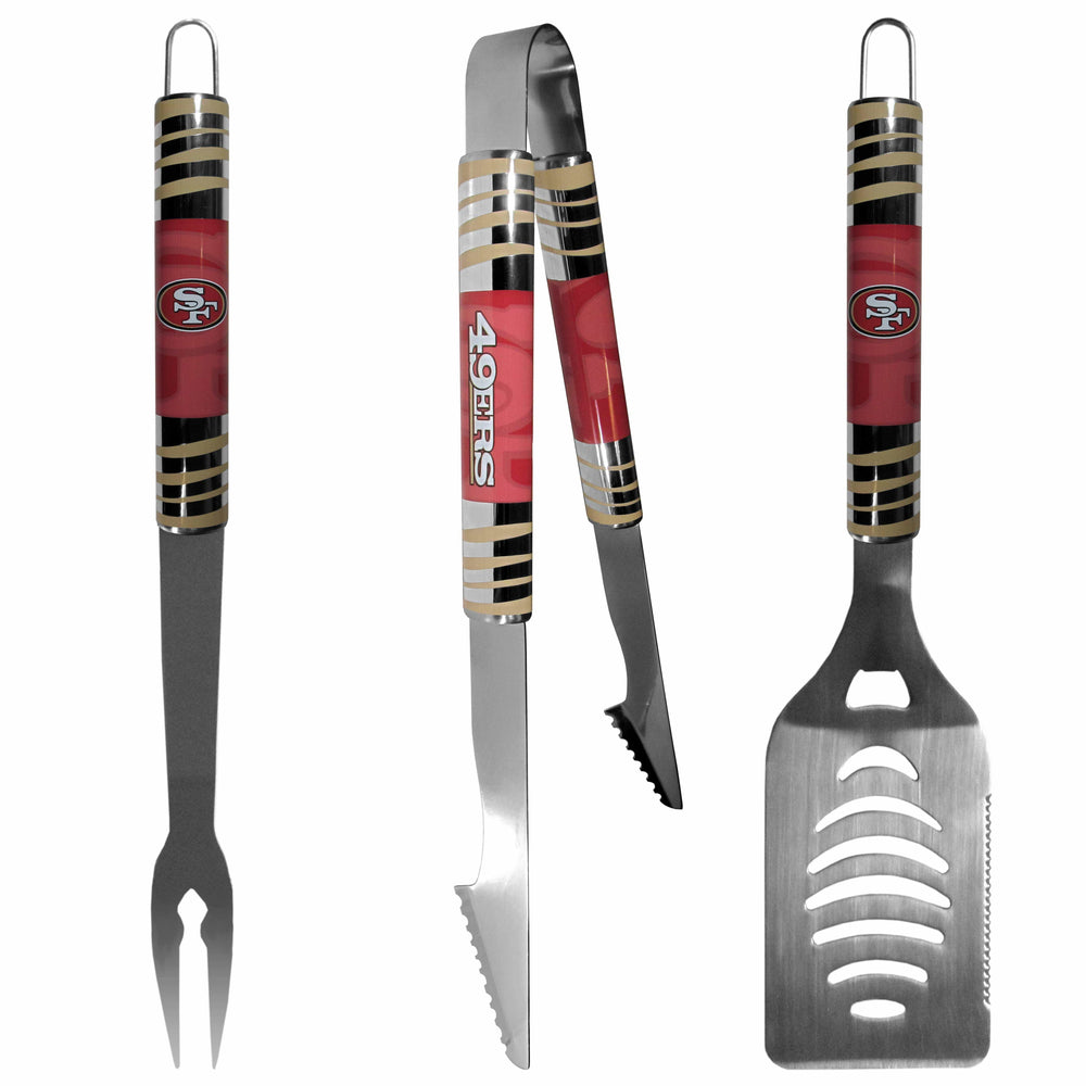 San Francisco 49ers 3 pc Tailgater BBQ Set - Siskiyou Buckle