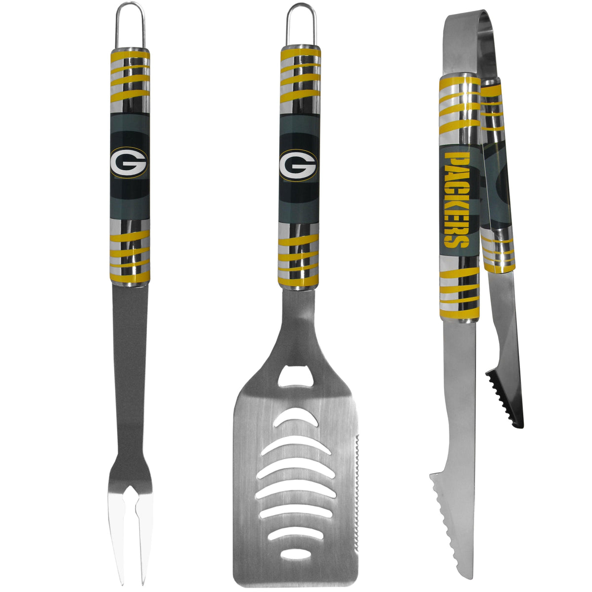 Green Bay Packers 3 pc Tailgater BBQ Set - Flyclothing LLC