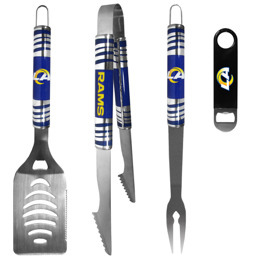 Los Angeles Rams 3 pc BBQ Set and Bottle Opener - Flyclothing LLC