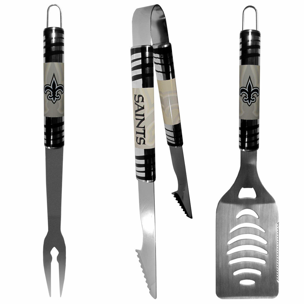 New Orleans Saints 3 pc Tailgater BBQ Set - Siskiyou Buckle