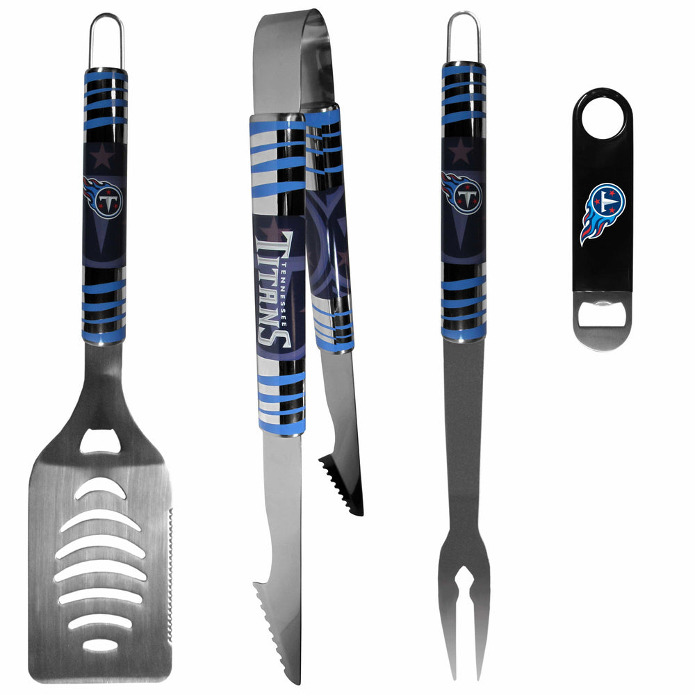 Tennessee Titans 3 pc BBQ Set and Bottle Opener - Siskiyou Buckle