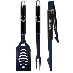 Indianapolis Colts 3 pc Color and Black BBQ Set - Siskiyou Buckle