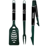 Green Bay Packers 3 pc Color and Black BBQ Set - Siskiyou Buckle