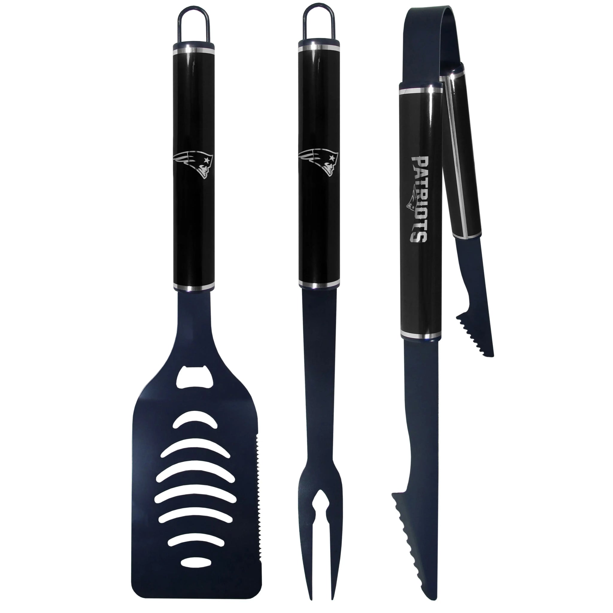 New England Patriots 3 pc Color and Black BBQ Set - Siskiyou Buckle - Flyclothing LLC
