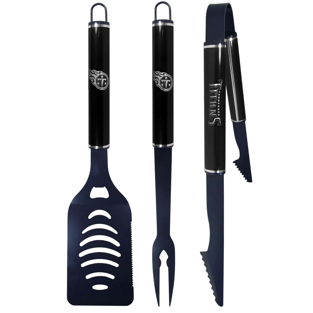 Tennessee Titans 3 pc Color and Black BBQ Set - Siskiyou Buckle