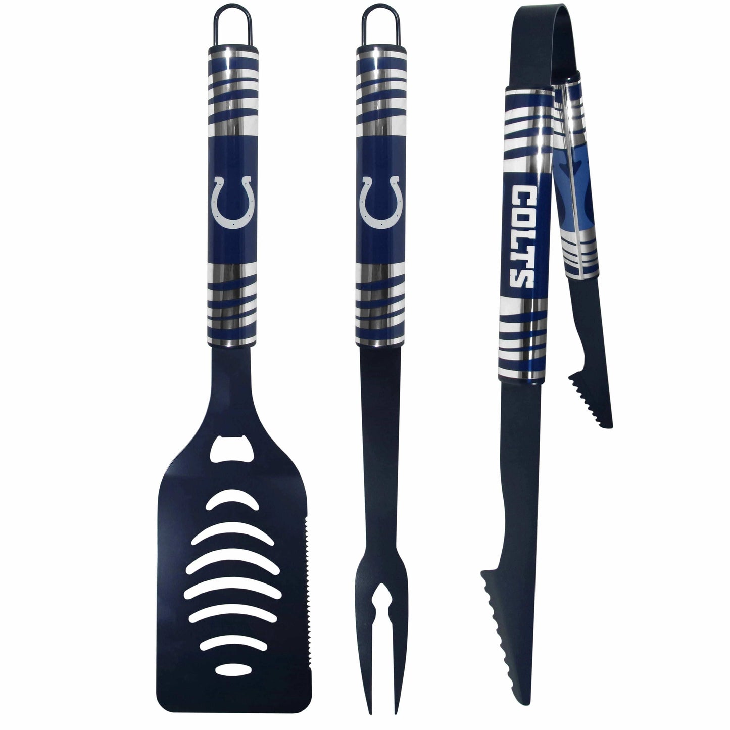 Indianapolis Colts 3 pc Color BBQ Tool Set - Siskiyou Buckle - Flyclothing LLC