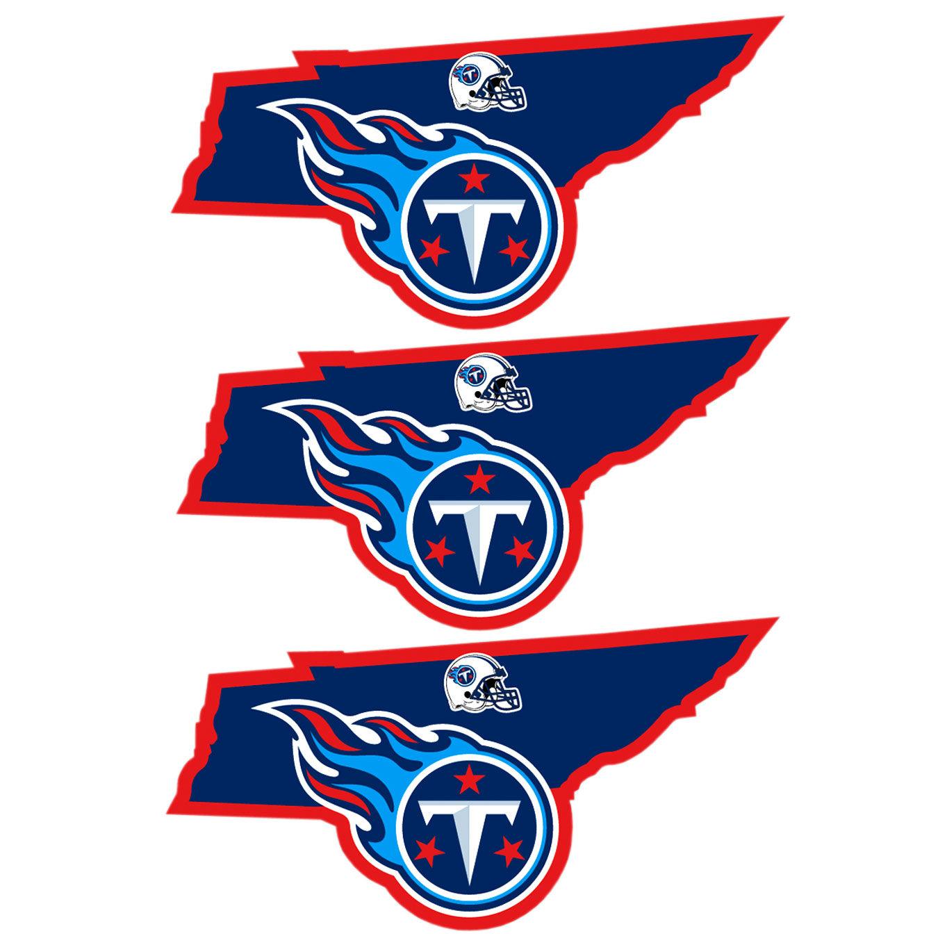 Tennessee Titans Home State Decal, 3pk - Flyclothing LLC