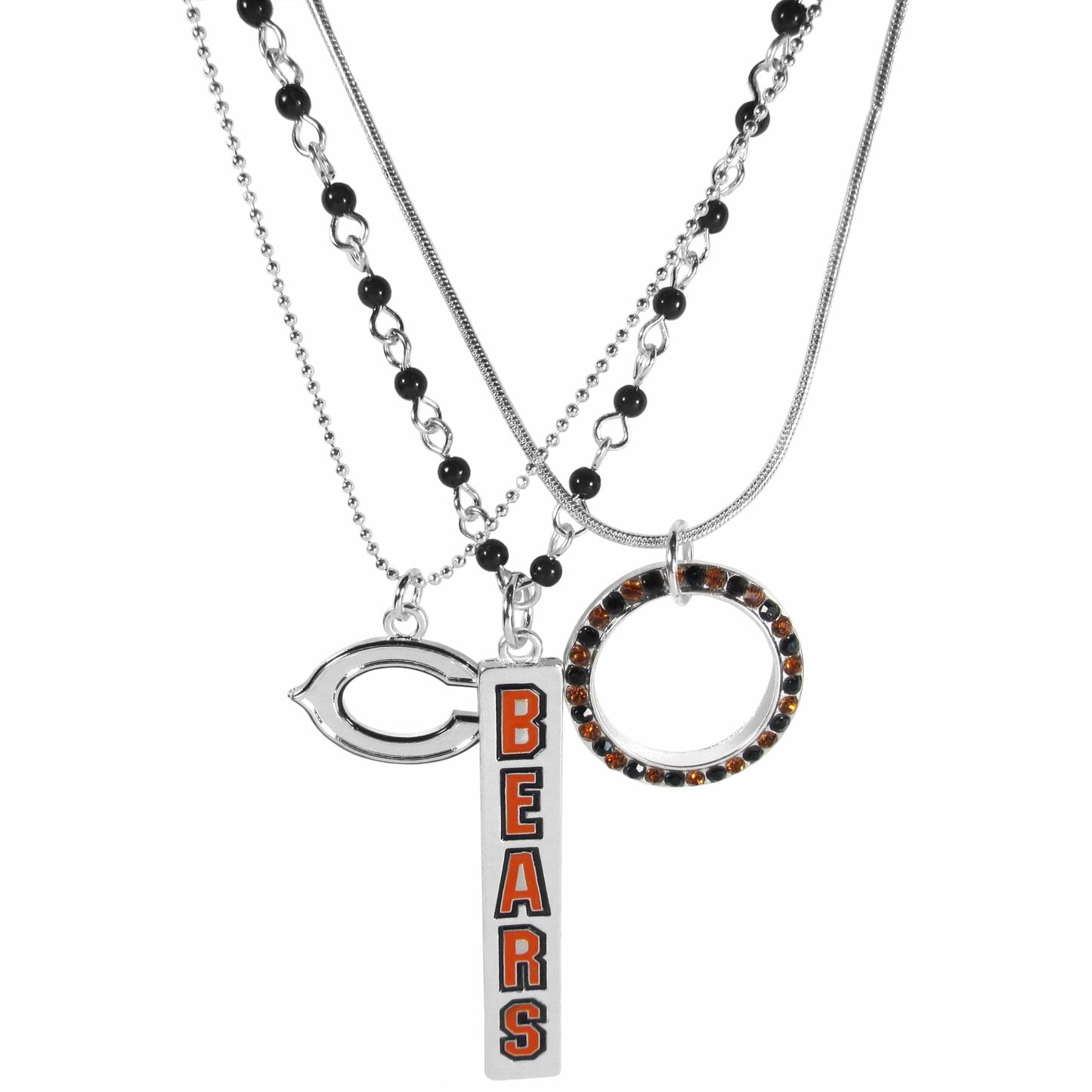 Chicago Bears Trio Necklace Set - Siskiyou Buckle - Flyclothing LLC