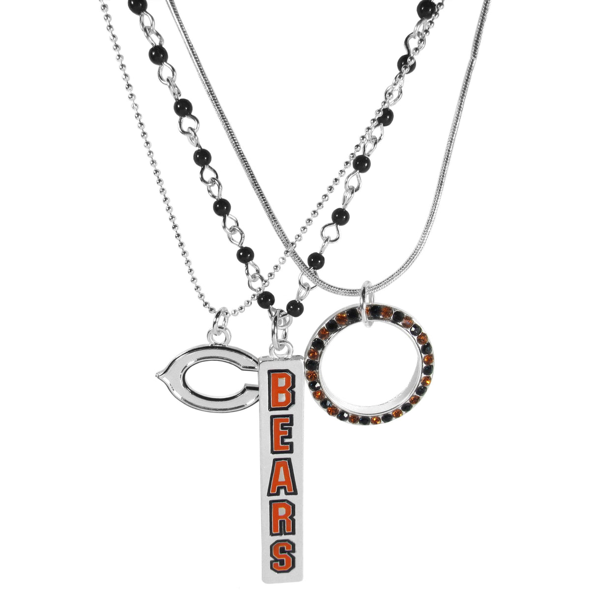 Chicago Bears Trio Necklace Set - Flyclothing LLC