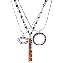 Chicago Bears Trio Necklace Set - Flyclothing LLC