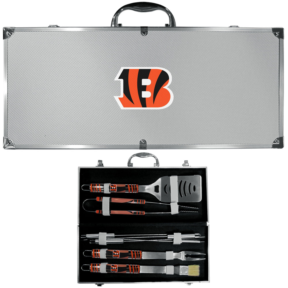 Cincinnati Bengals 8 pc Tailgater BBQ Set - Siskiyou Buckle