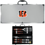 Cincinnati Bengals 8 pc Tailgater BBQ Set - Siskiyou Buckle