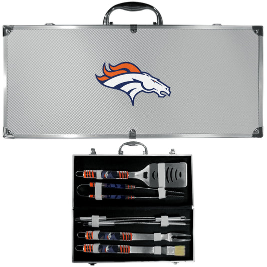 Denver Broncos 8 pc Tailgater BBQ Set - Flyclothing LLC