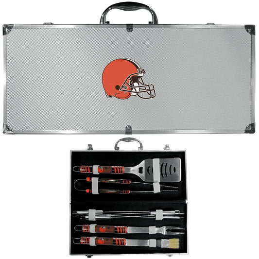 Cleveland Browns 8 pc Tailgater BBQ Set - Flyclothing LLC