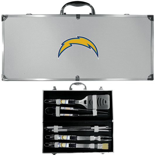 Los Angeles Chargers 8 pc Tailgater BBQ Set - Siskiyou Buckle