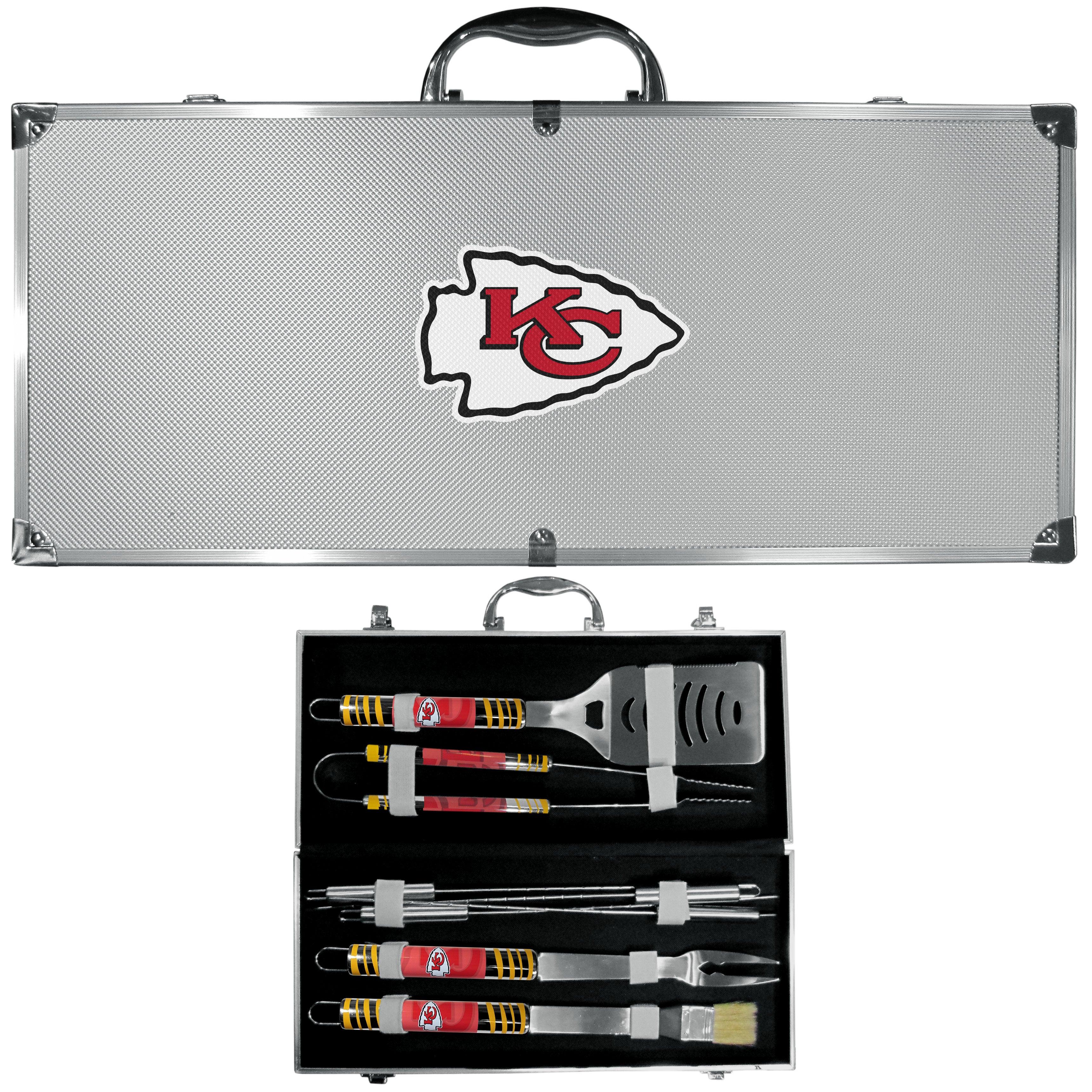 Kansas City Chiefs 8 pc Tailgater BBQ Set - Flyclothing LLC