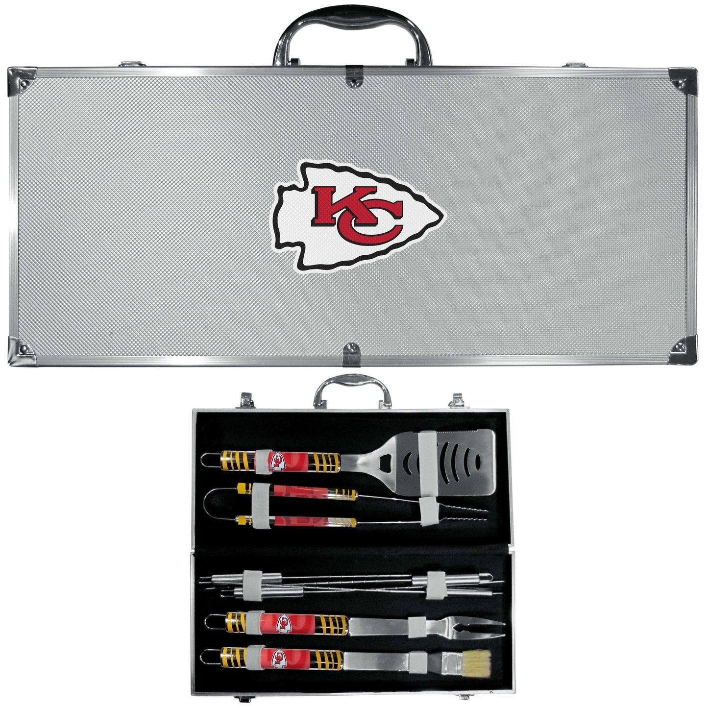 Kansas City Chiefs 8 pc Tailgater BBQ Set - Kansas City Chiefs - Flyclothing LLC