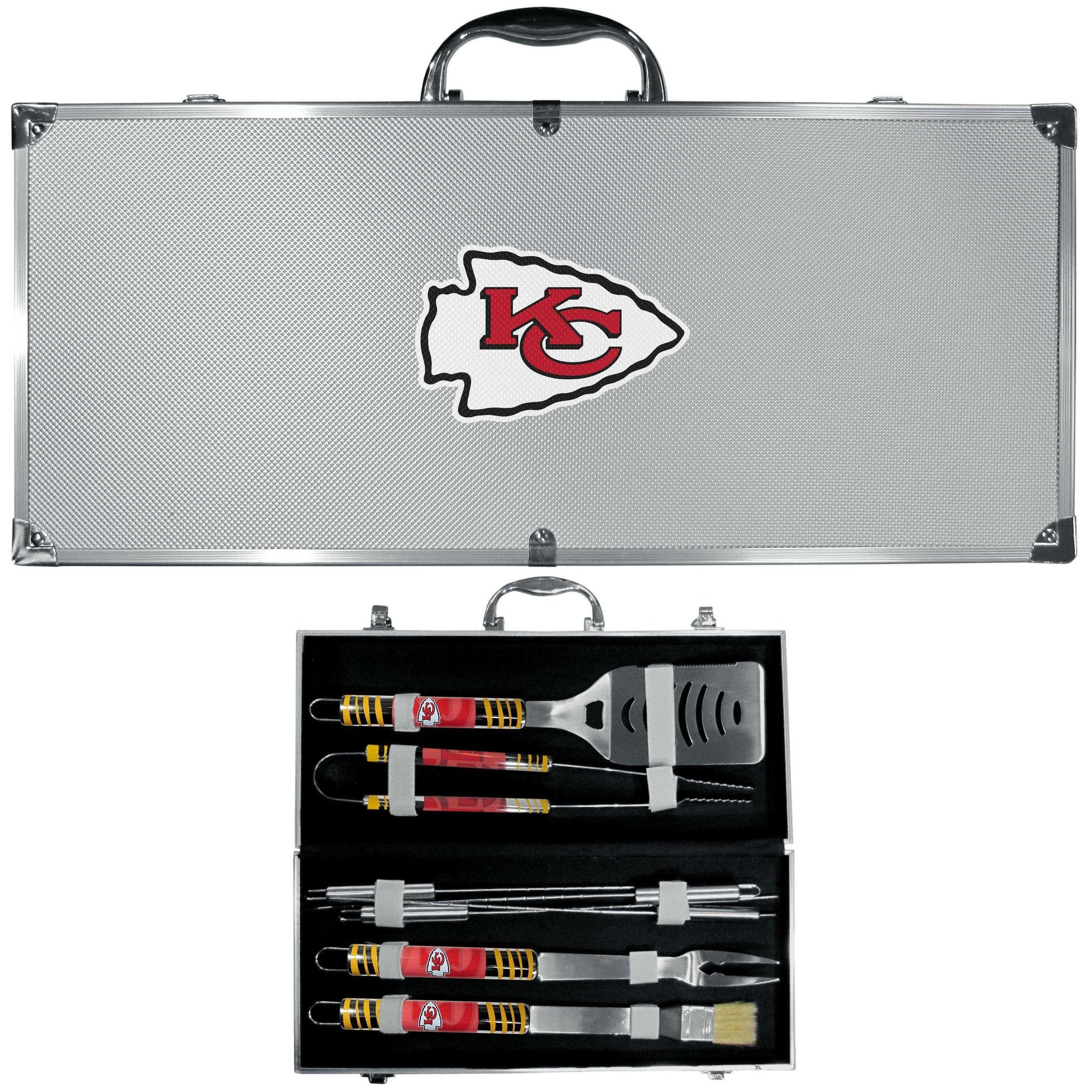 Kansas City Chiefs 8 pc Tailgater BBQ Set - Kansas City Chiefs - Flyclothing LLC