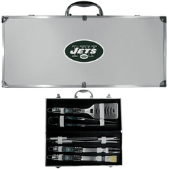 New York Jets 8 pc Tailgater BBQ Set - Flyclothing LLC