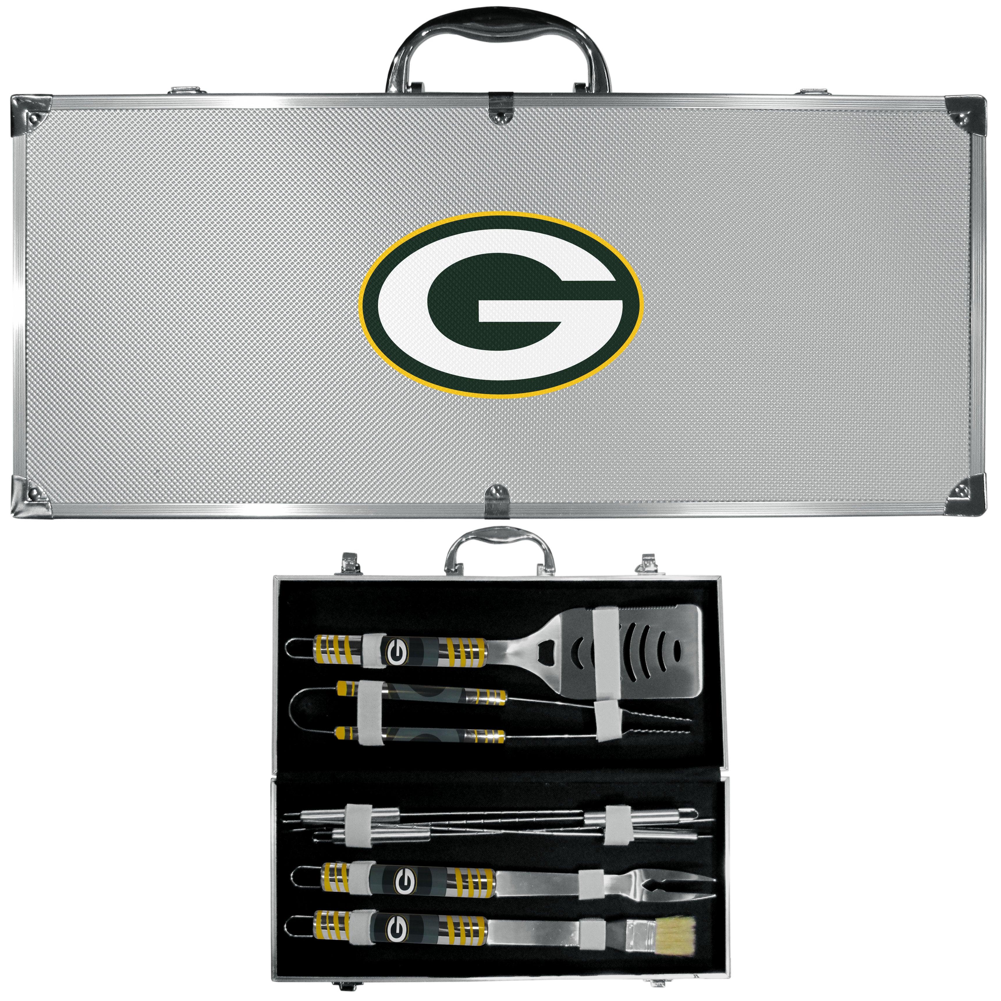 Green Bay Packers 8 pc Tailgater BBQ Set - Flyclothing LLC