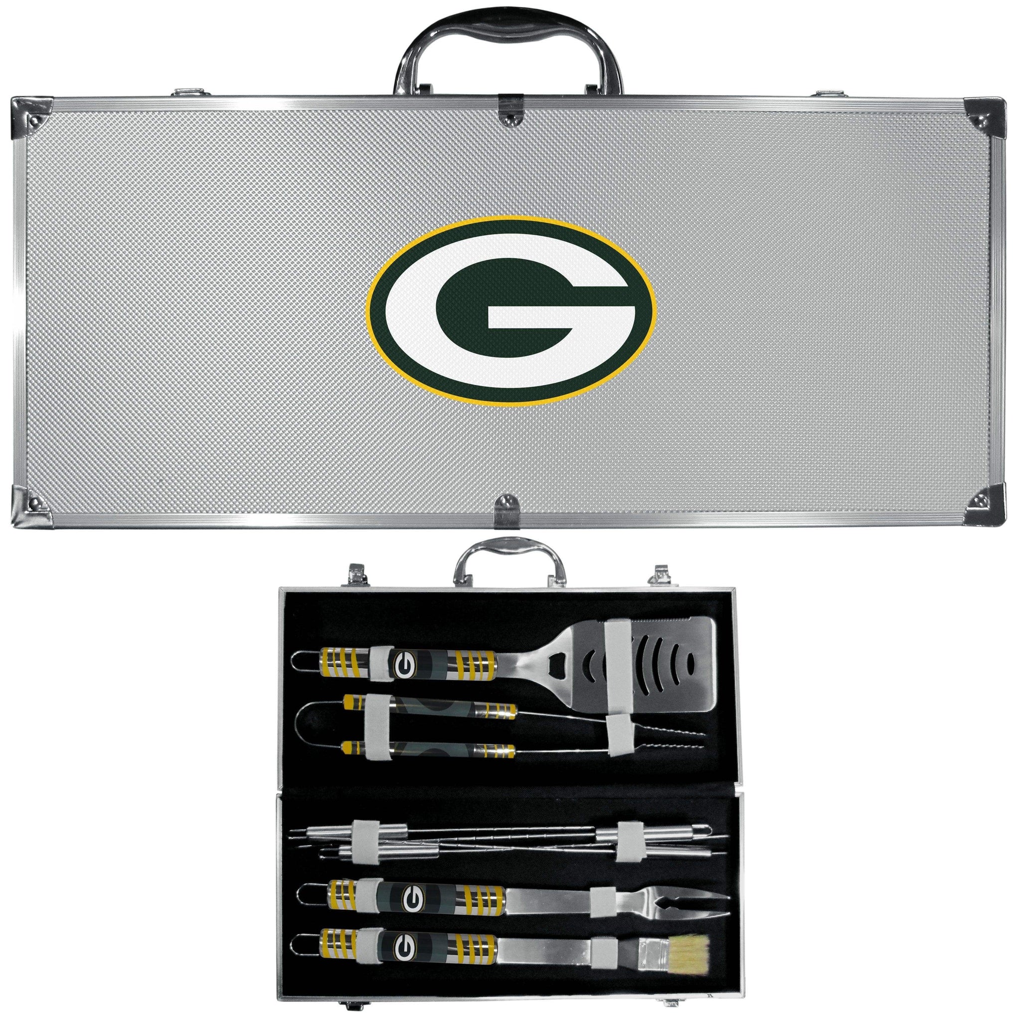 Green Bay Packers 8 pc Tailgater BBQ Set - Siskiyou Buckle - Flyclothing LLC