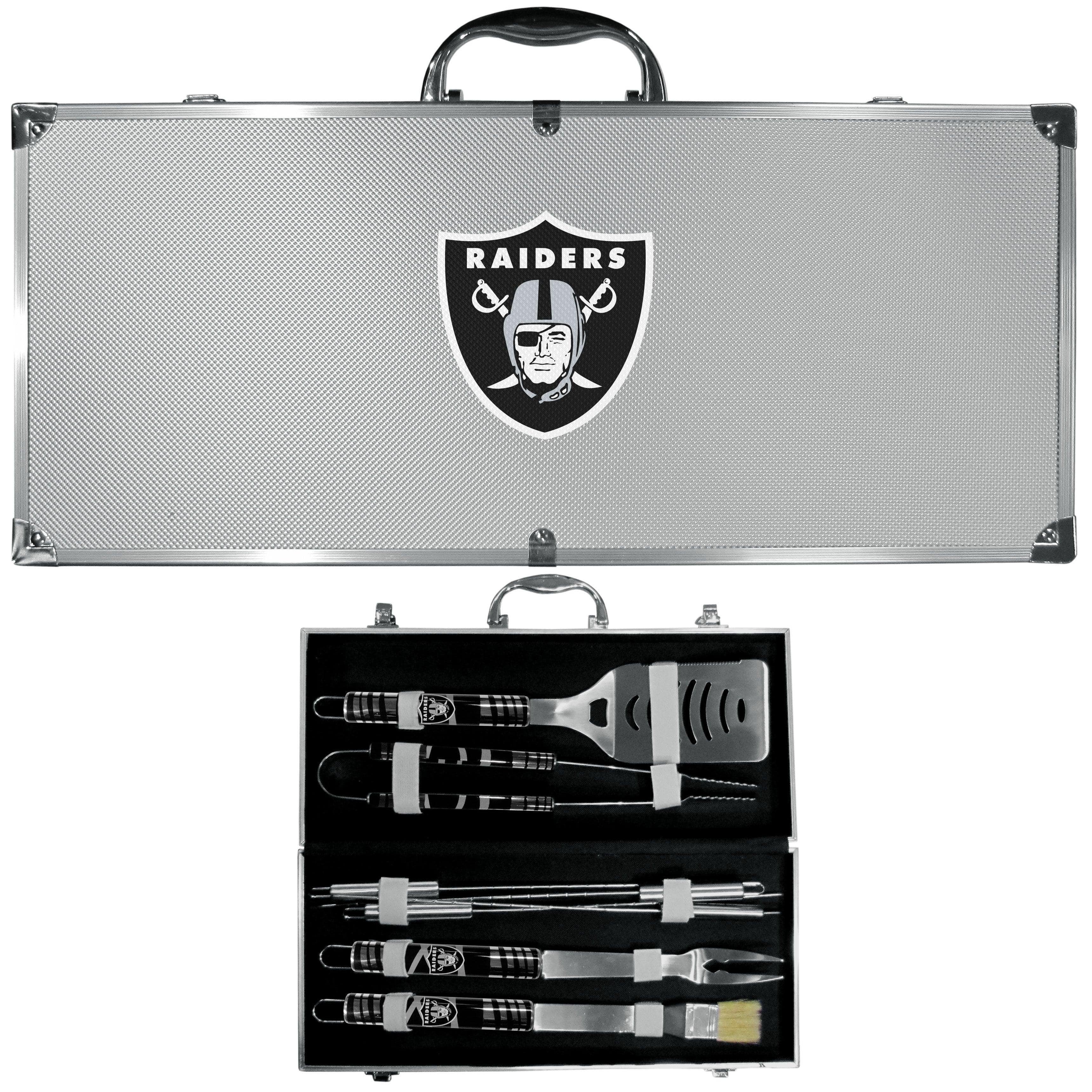 Las Vegas Raiders 8 pc Tailgater BBQ Set - Siskiyou Buckle
